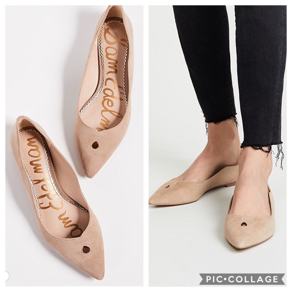 Sam Edelman Rosalie Scalloped Flats Sz 9.5
